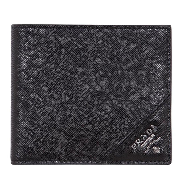 Prada Black Saffiano Leather Wallet