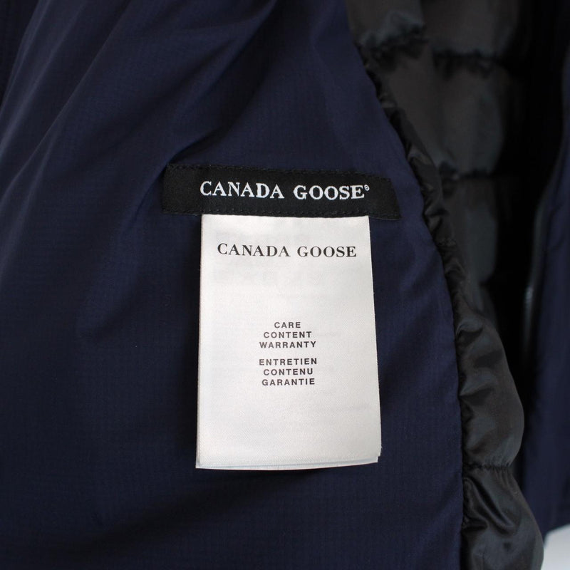 Canada Goose Lodge Hoody Navy Blue Full Zip Down Jacket