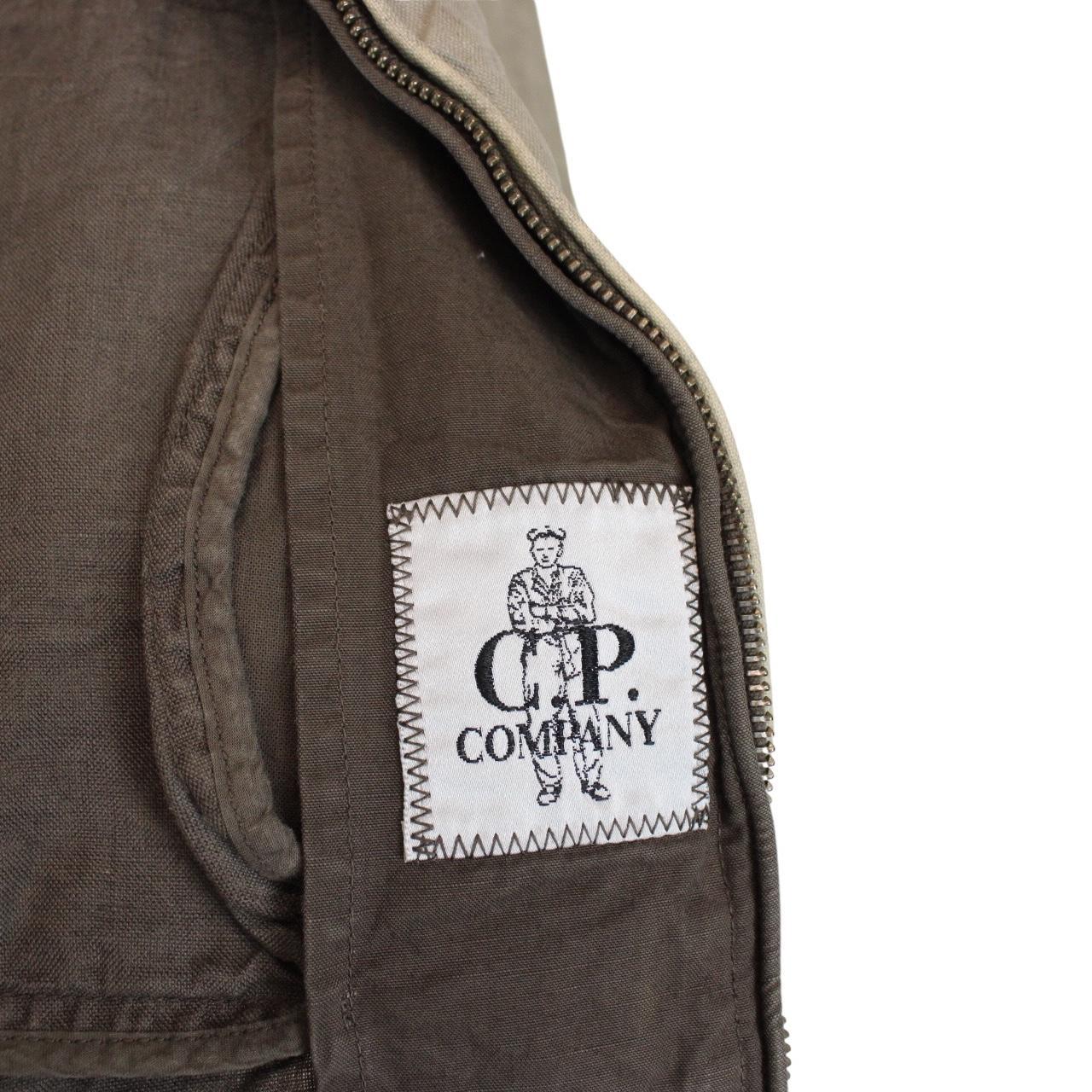 Vintage CP Company SS 2004 Brown Lino Flax Jacket