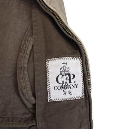 Vintage CP Company SS 2004 Brown Lino Flax Jacket