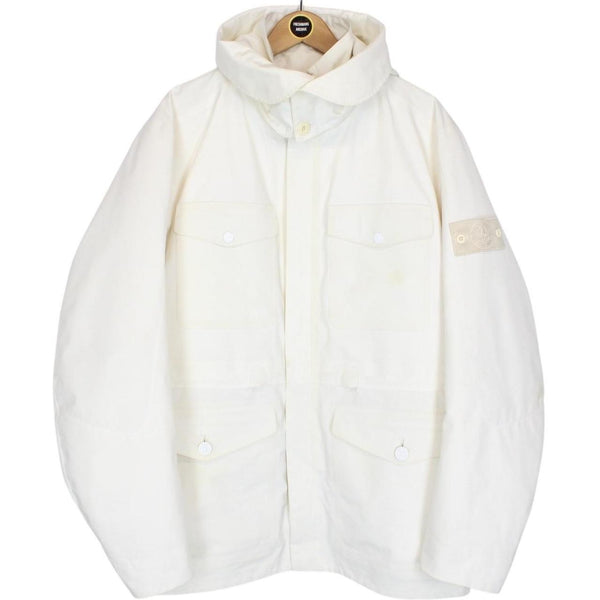 Stone Island Ghost AW 2017 White Tank Shield Waterproof Down Lined Jacket
