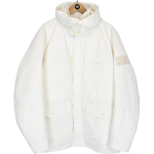 Stone Island Ghost AW 2017 White Tank Shield Waterproof Down Lined Jacket