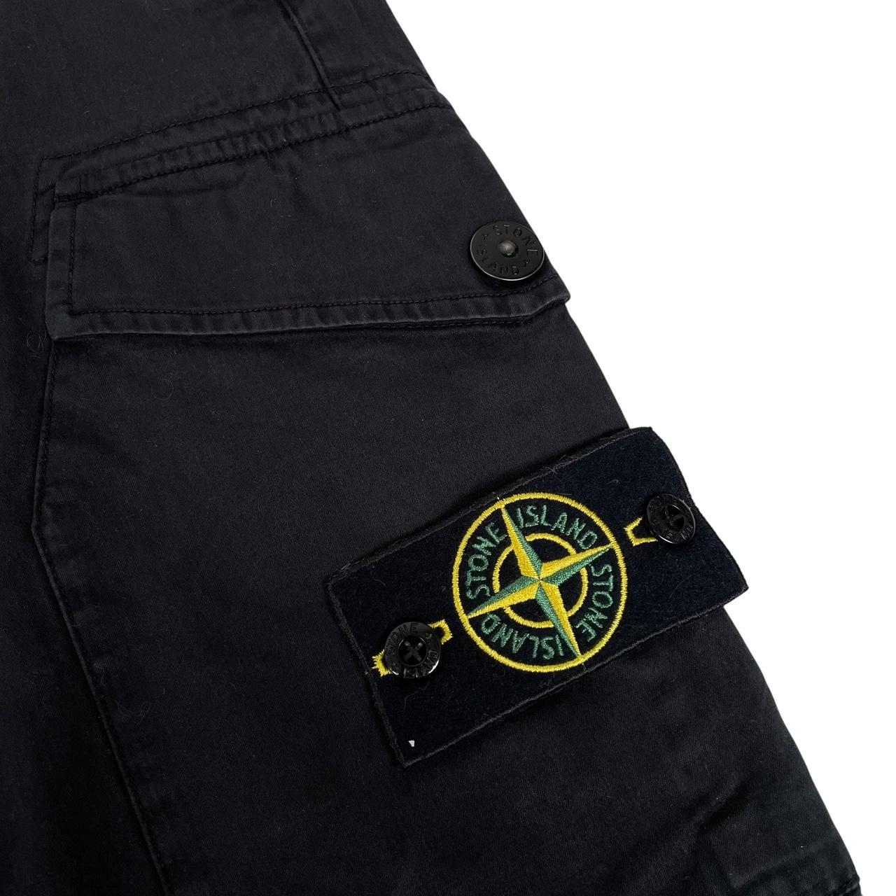 Stone Island AW 2020 Black RE-T Fit Cargo Trousers