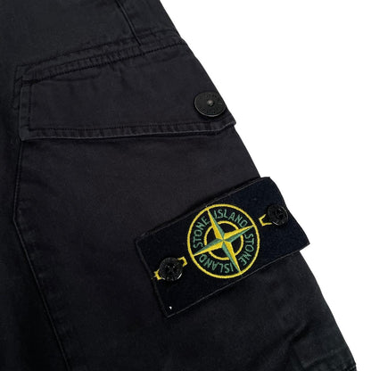 Stone Island AW 2020 Black RE-T Fit Cargo Trousers