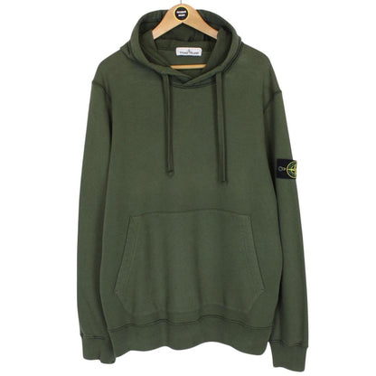 Stone Island AW 2020 Green Cotton Hoodie Jumper
