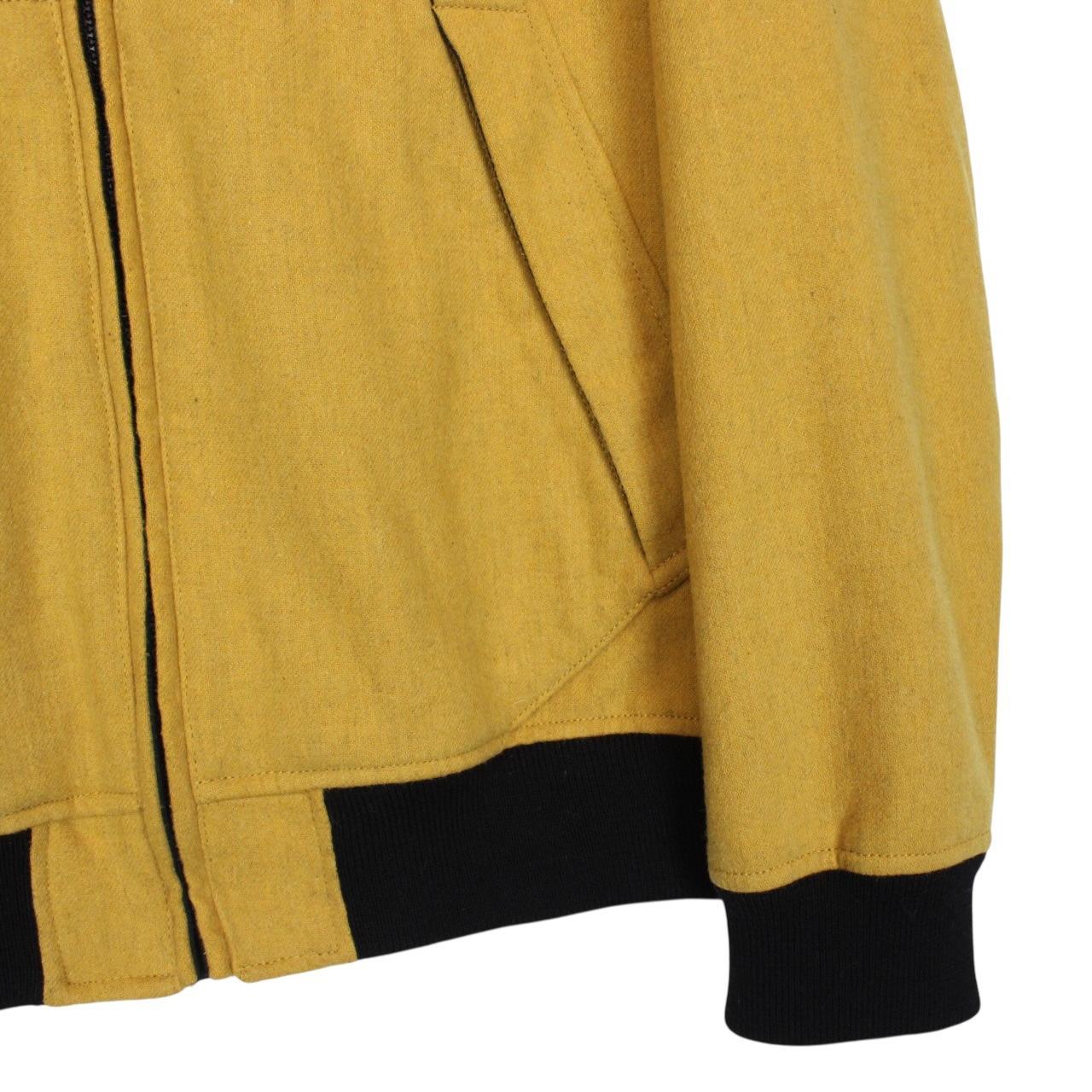 Stone Island AW 2014 Yellow Melange Wool Poly Hooded Jacket
