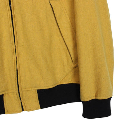 Stone Island AW 2014 Yellow Melange Wool Poly Hooded Jacket
