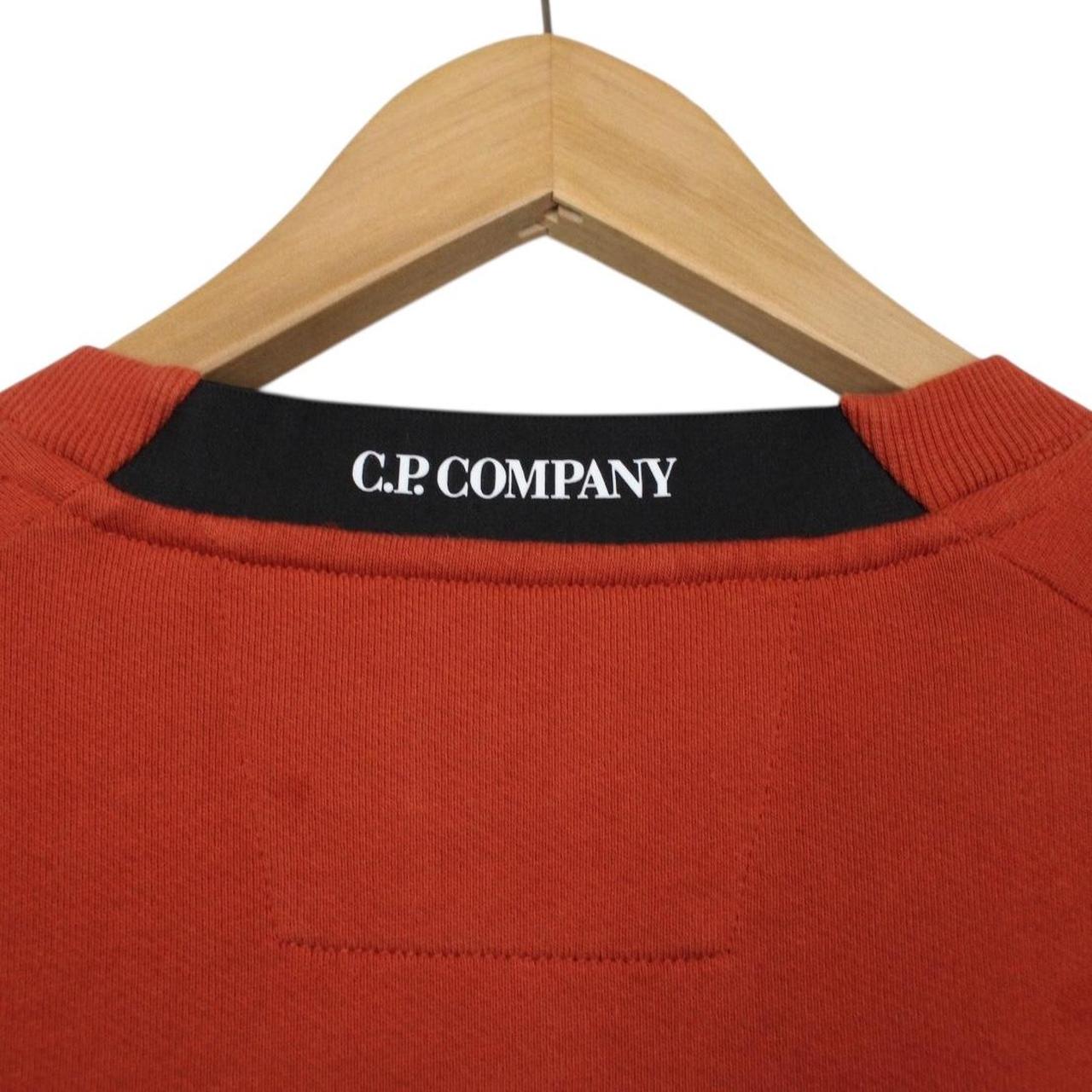 CP Company Burnt Orange Goggle Sweatshirt Jumper