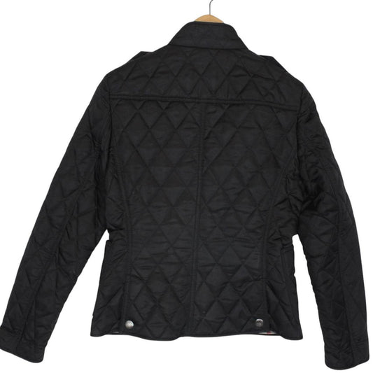 Burberry Brit Black and Beige Nova Check Quilted Jacket