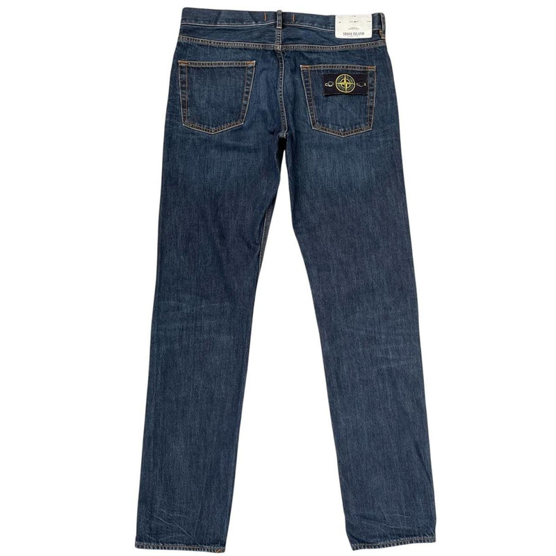 Stone Island AW 2014 Navy Blue RE-T Fit Denim Jeans