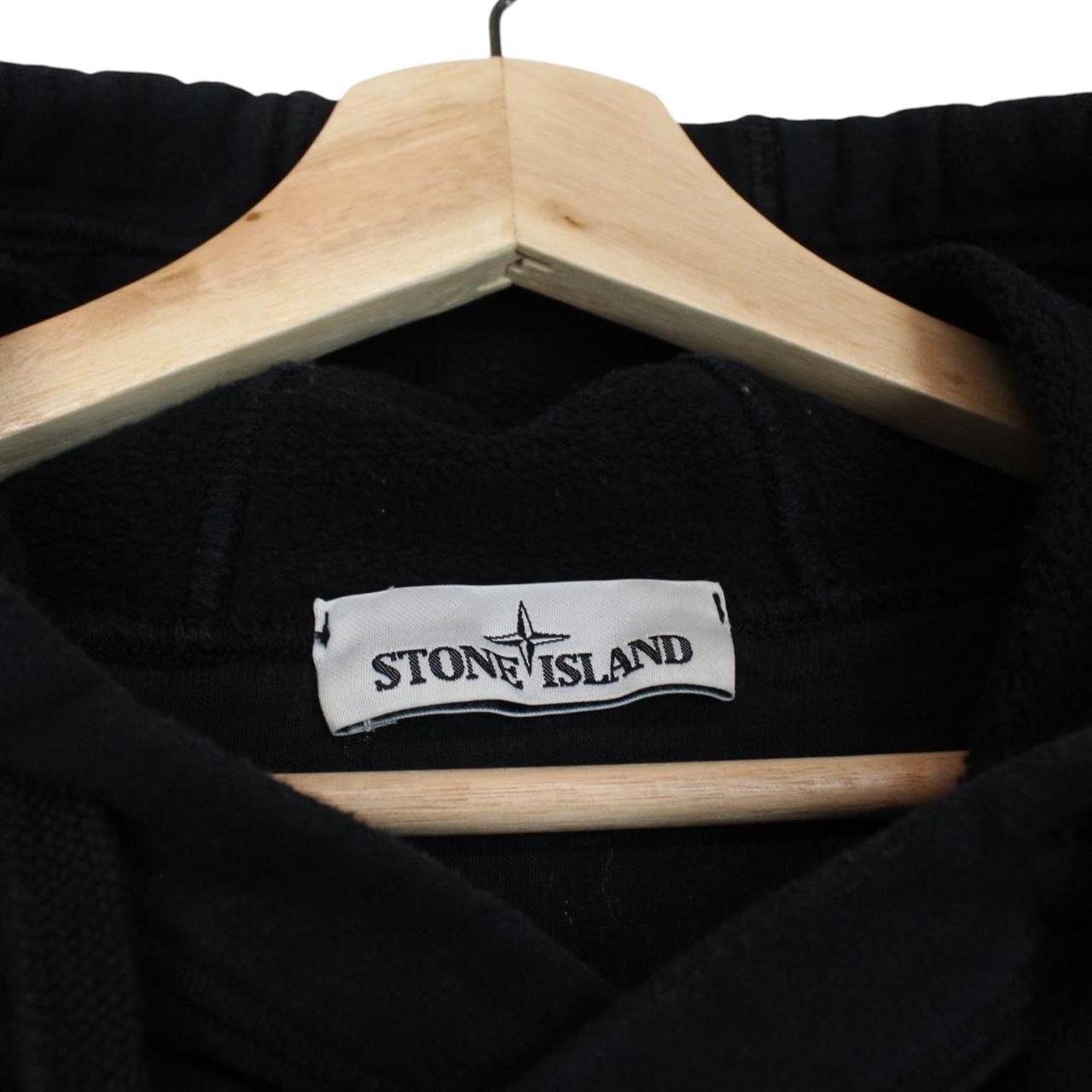 Stone Island AW 2020 Black Cotton Hoodie Jumper