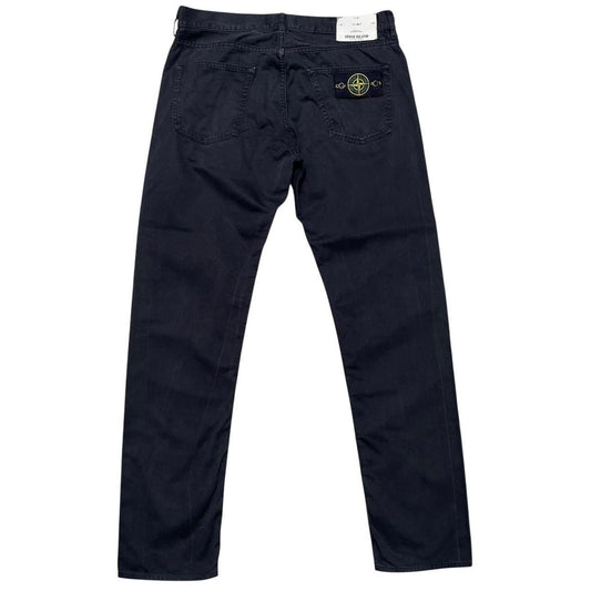 Stone Island AW 2016 Black RE-T Fit Cotton Trousers