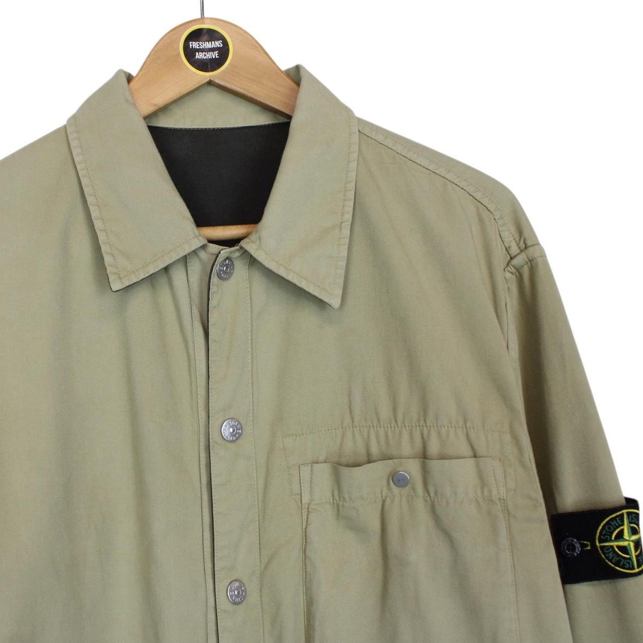 Vintage Stone Island AW 2003 Beige and Brown Reversible Chore Jacket