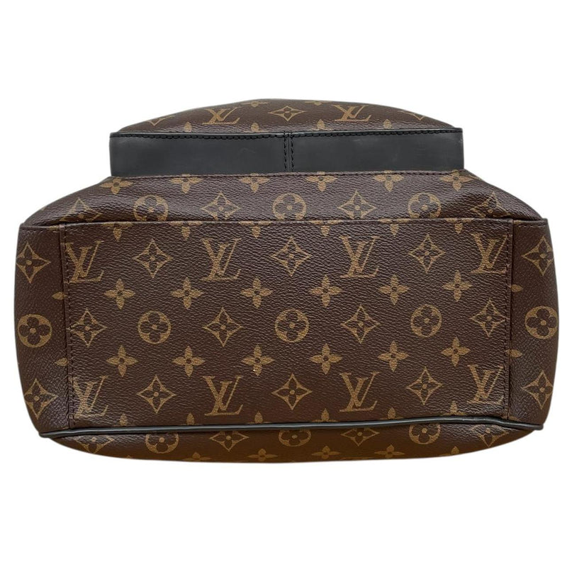 Louis Vuitton 2016 Brown and Black Monogram Coated Canvas Josh Backpack