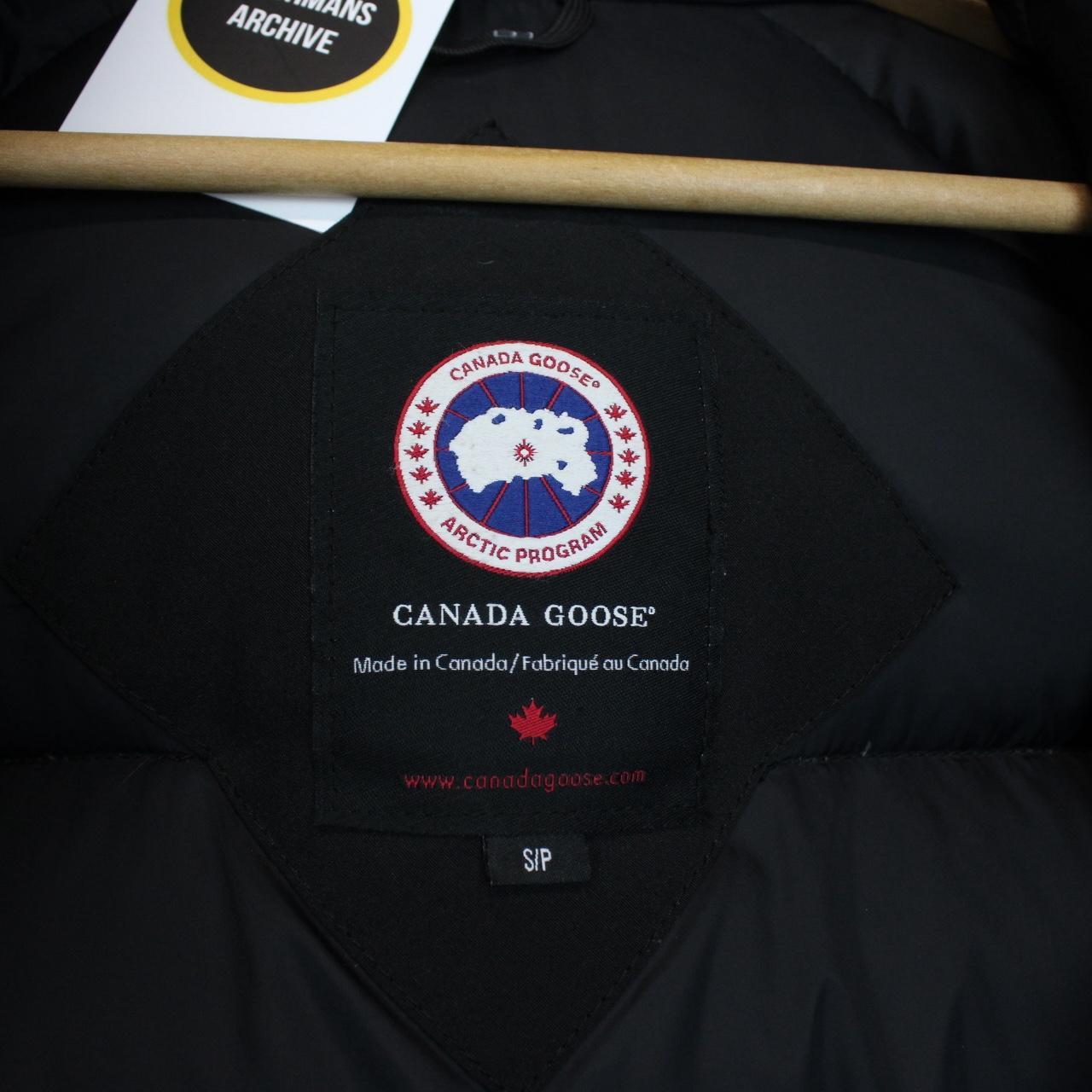 Canada Goose Black Chilliwack Bomber Down Jacket with Fur Trim