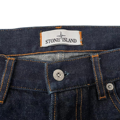 Stone Island AW 2018 Navy Blue RE-T Fit Denim Jeans
