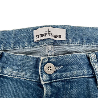 Stone Island SS 2016 Light Blue Skinny Fit Denim Jeans