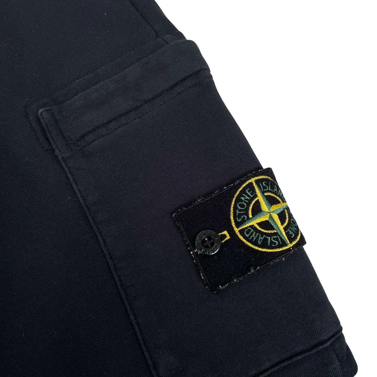 Stone Island Navy Blue Cotton Tracksuit Bottoms / Joggers