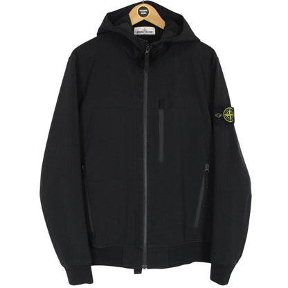 Stone Island AW 2018 Black Soft Shell-R Full Zip Jacket