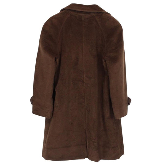 Vintage Burberry London Brown Virgin Wool Coat