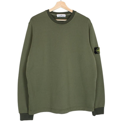 Stone Island AW 2019 Green Cotton/Nylon Sweatshirt Jumper