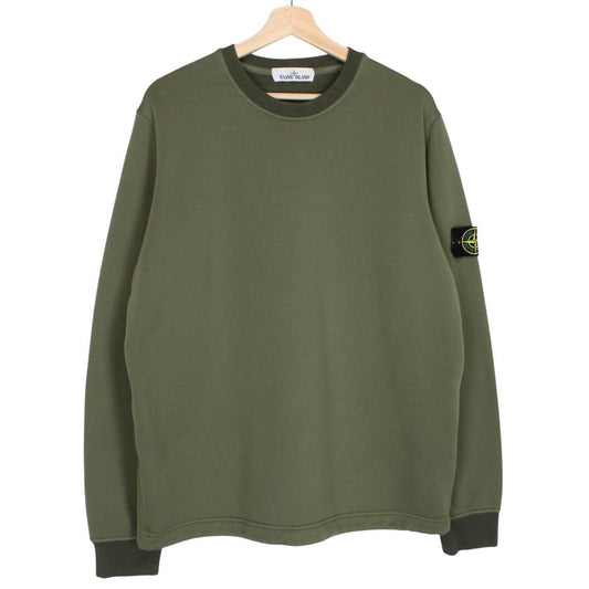 Stone Island AW 2019 Green Cotton/Nylon Sweatshirt Jumper