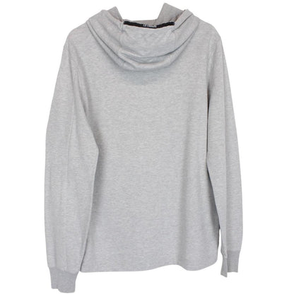 CP Company Grey Lens Cotton Hoodie Jumper