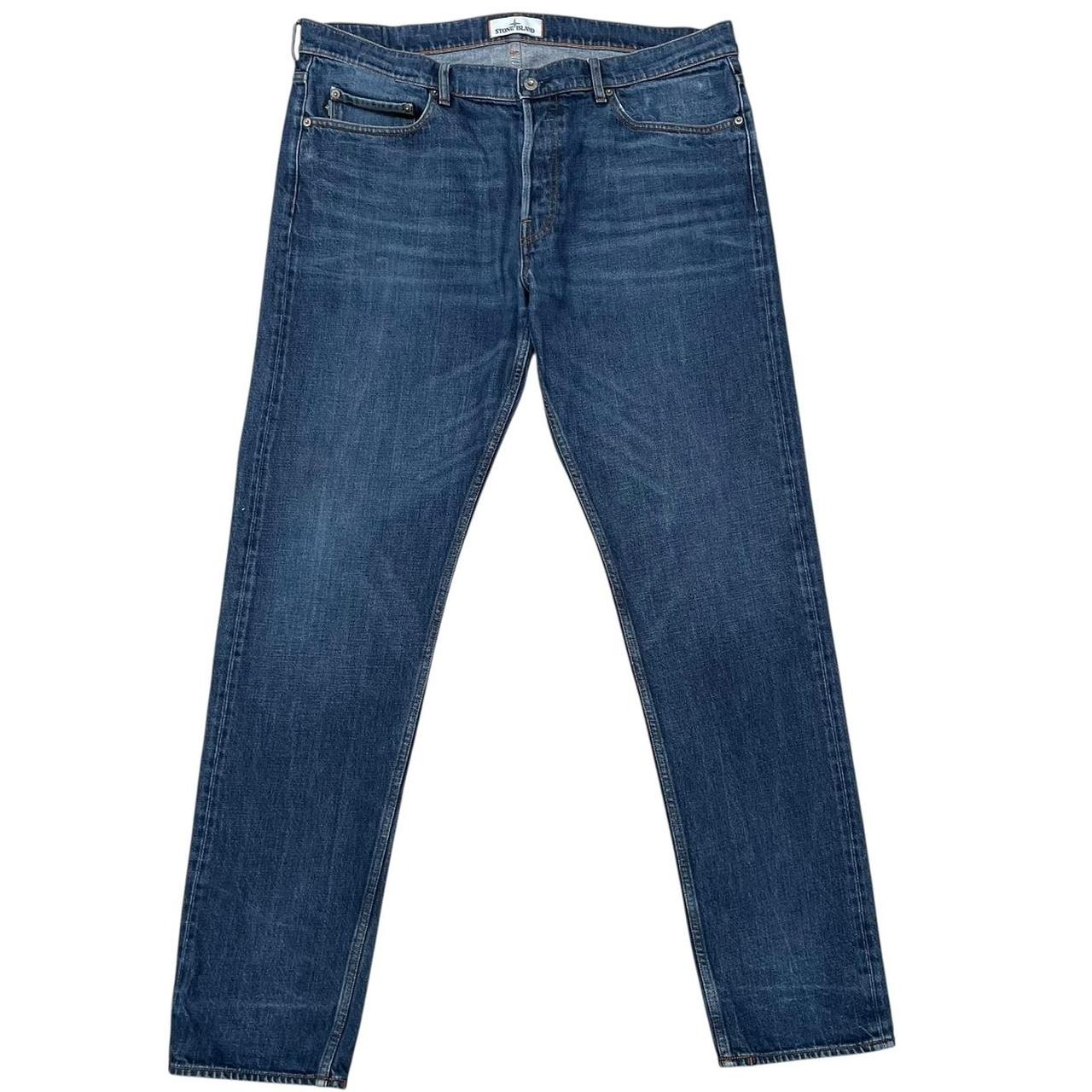 Stone Island AW 2017 Navy Blue RE-T Fit Denim Jeans