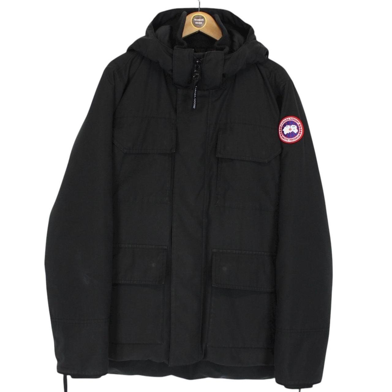 Canada Goose Black Full Zip Maitland Down Jacket
