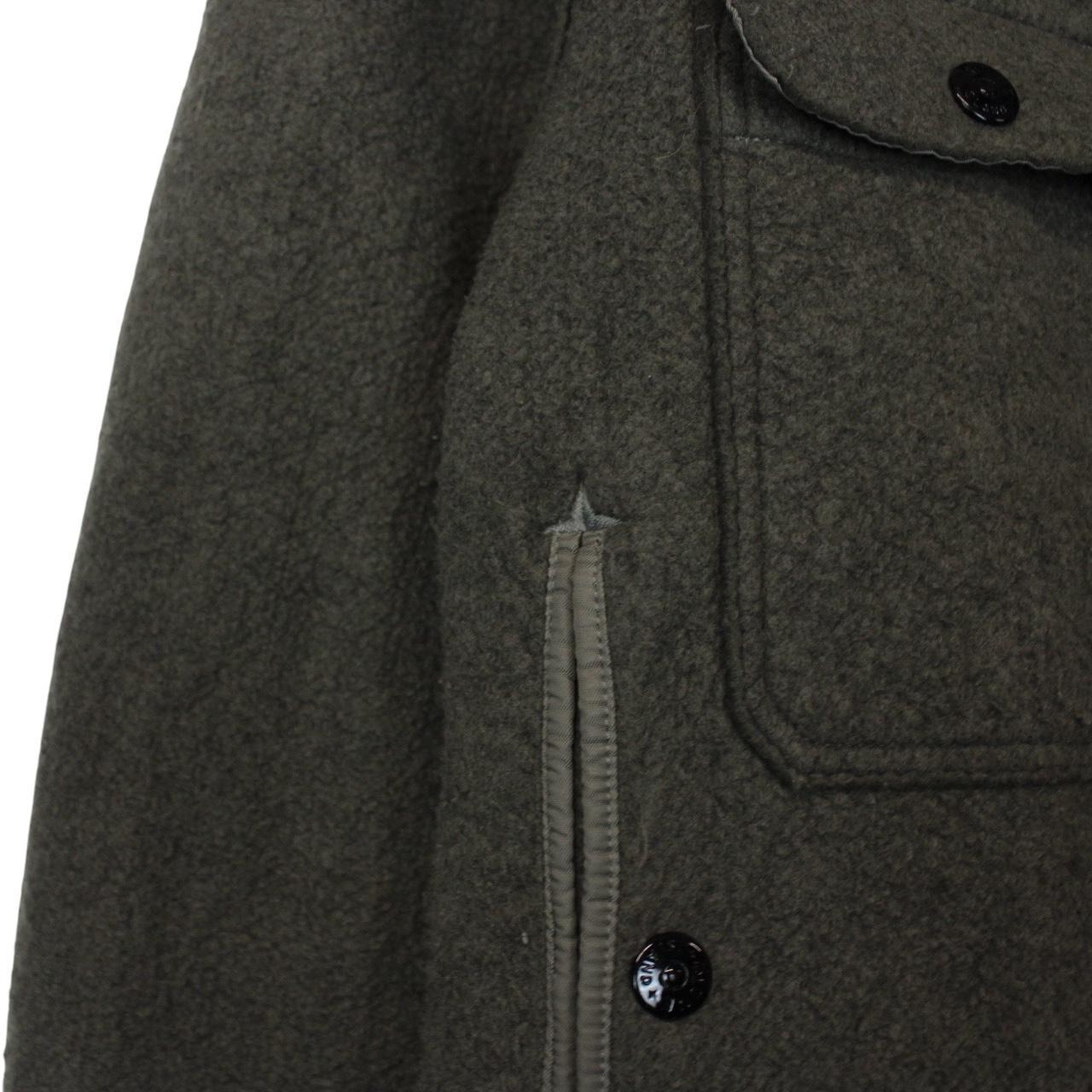 Vintage Stone Island AW 2005 Khaki Green Poly Felt Field Jacket