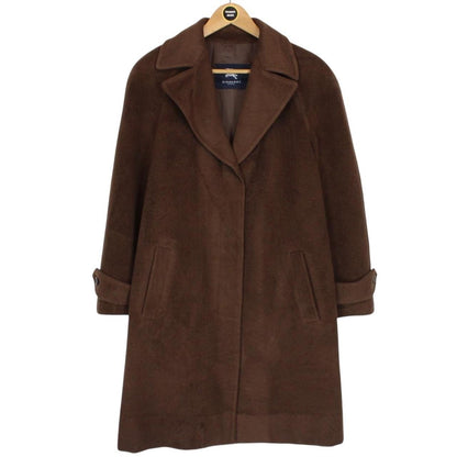 Vintage Burberry London Brown Virgin Wool Coat