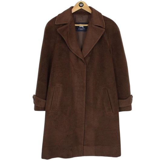 Vintage Burberry London Brown Virgin Wool Coat