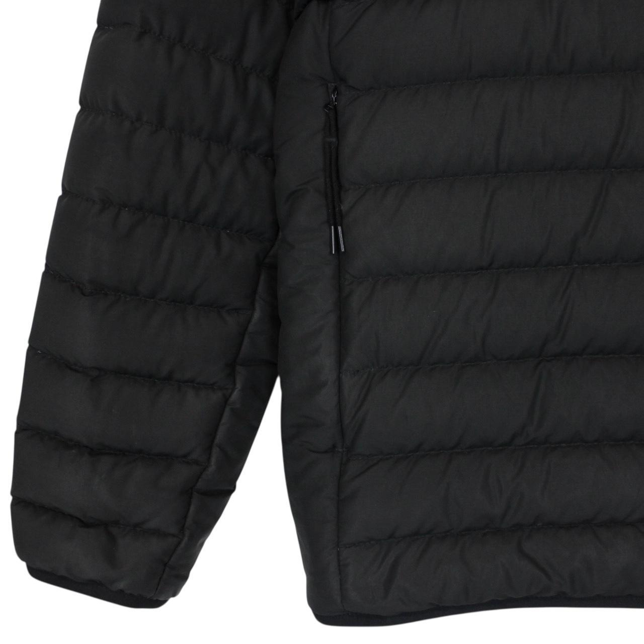 Stone Island AW 2021Black O-Cotton R-Nylon Tela Down Jacket
