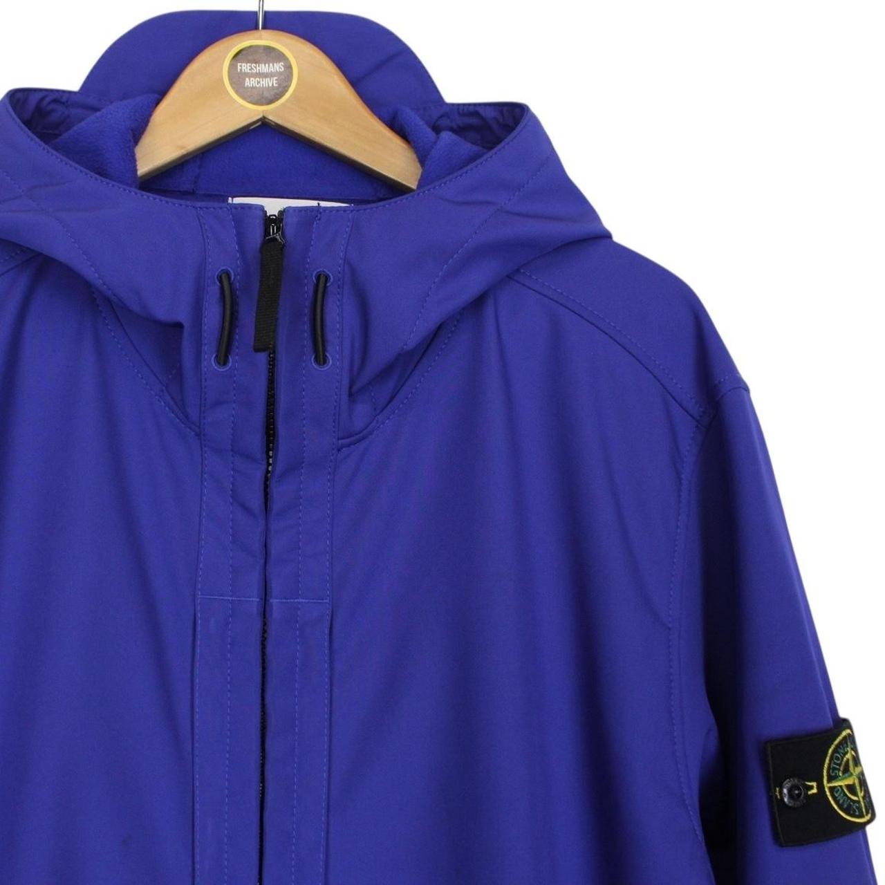 Stone Island AW 2023 Blue Soft Shell-R E