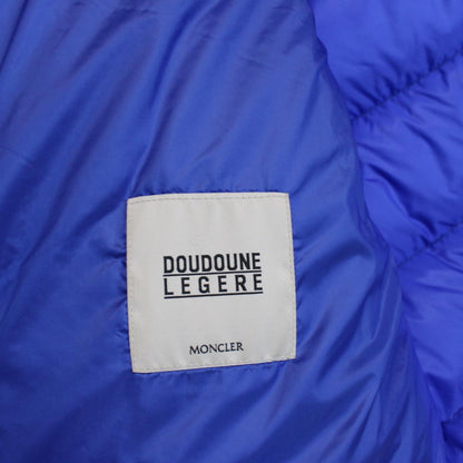 Moncler Billecart Navy Blue Full Zip Hooded Down Gilet