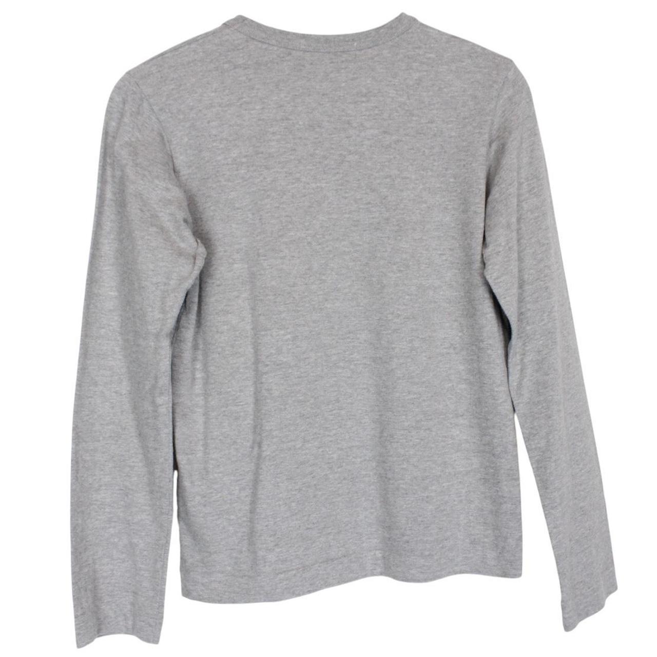 Comme des Garcons Grey and Black Long Sleeve T-Shirt
