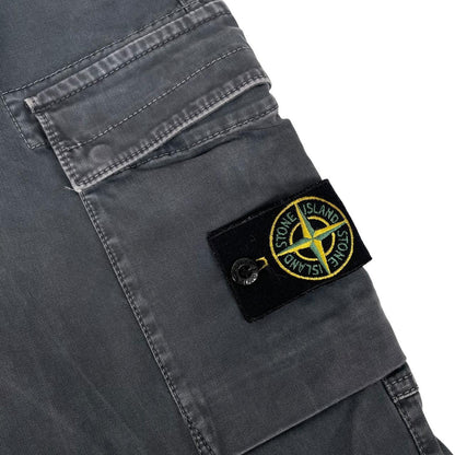 Stone Island AW 2020 Dark Grey RE-T Fit Cargo Trousers