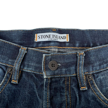 Stone Island SS 2011 Navy Blue RE-T Fit Denim Jeans