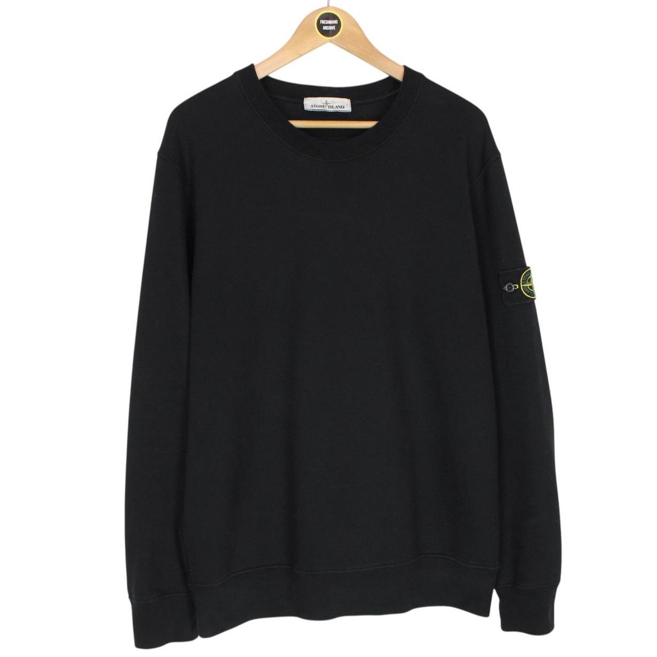 Stone Island AW 2021 Black Cotton Sweatshirt Jumper