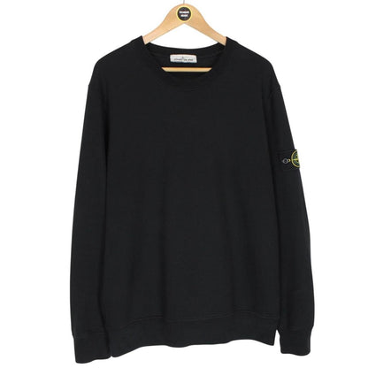 Stone Island AW 2021 Black Cotton Sweatshirt Jumper