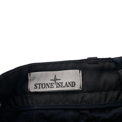 Stone Island AW 2022 Navy Blue RE-T Fit Cargo Trousers
