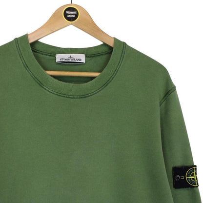 Stone Island AW 2020 Green Cotton Sweatshirt Jumper
