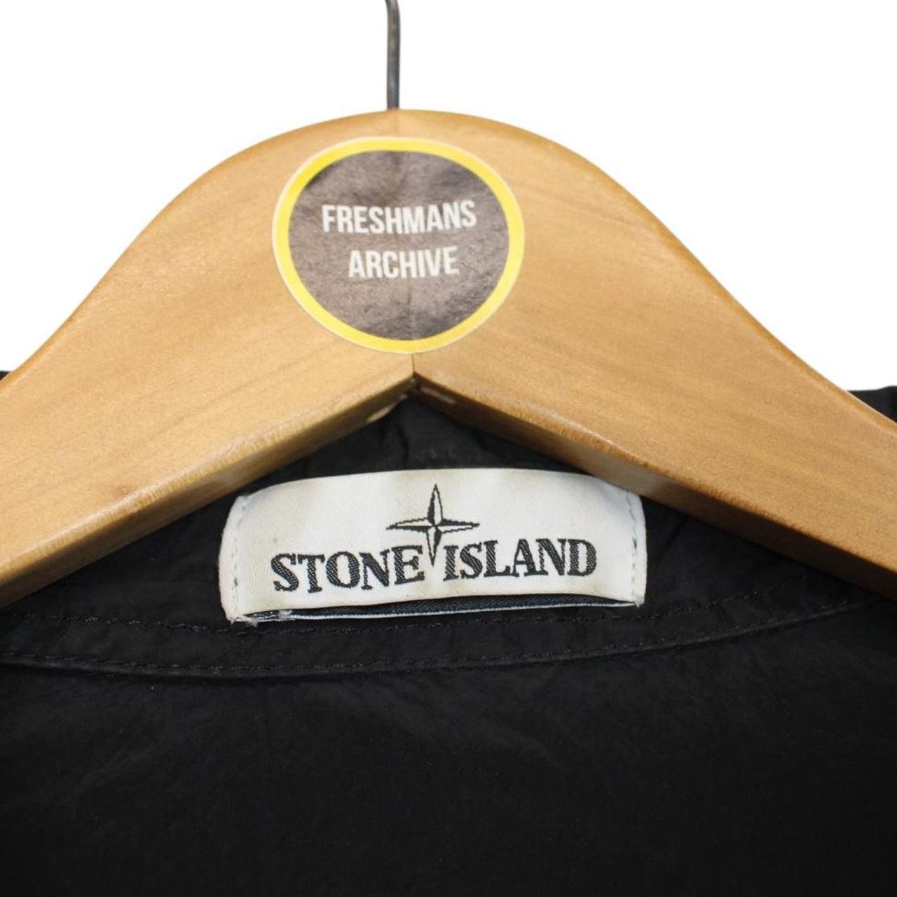 Stone Island SS 2018 Black Full Zip Nylon Metal Overshirt Jacket