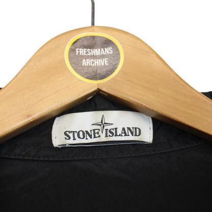 Stone Island SS 2018 Black Full Zip Nylon Metal Overshirt Jacket