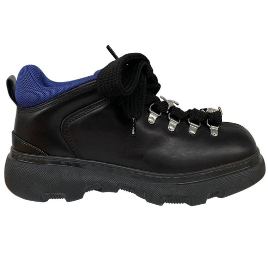 Burberry Black Trek Ankle Leather Boots