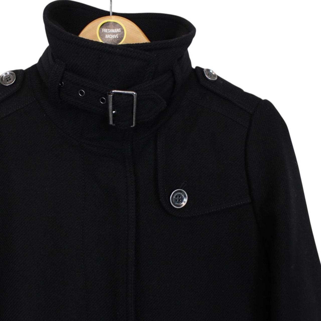 Burberry Brit Black Cashmere Wool Blend Coat