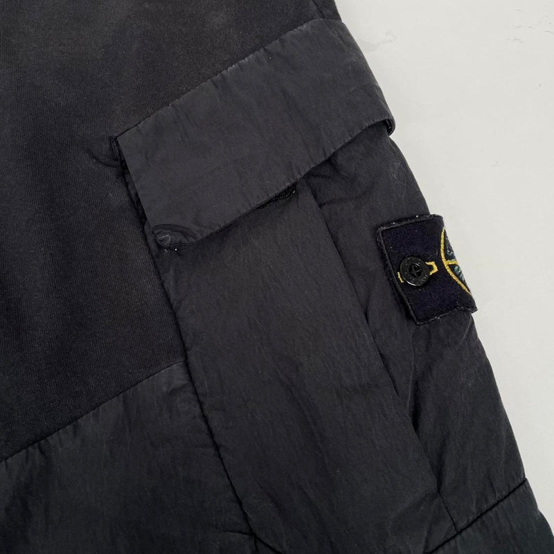 Stone Island AW 2016 Black Slim Fit Cotton/Nylon Cargo Trousers