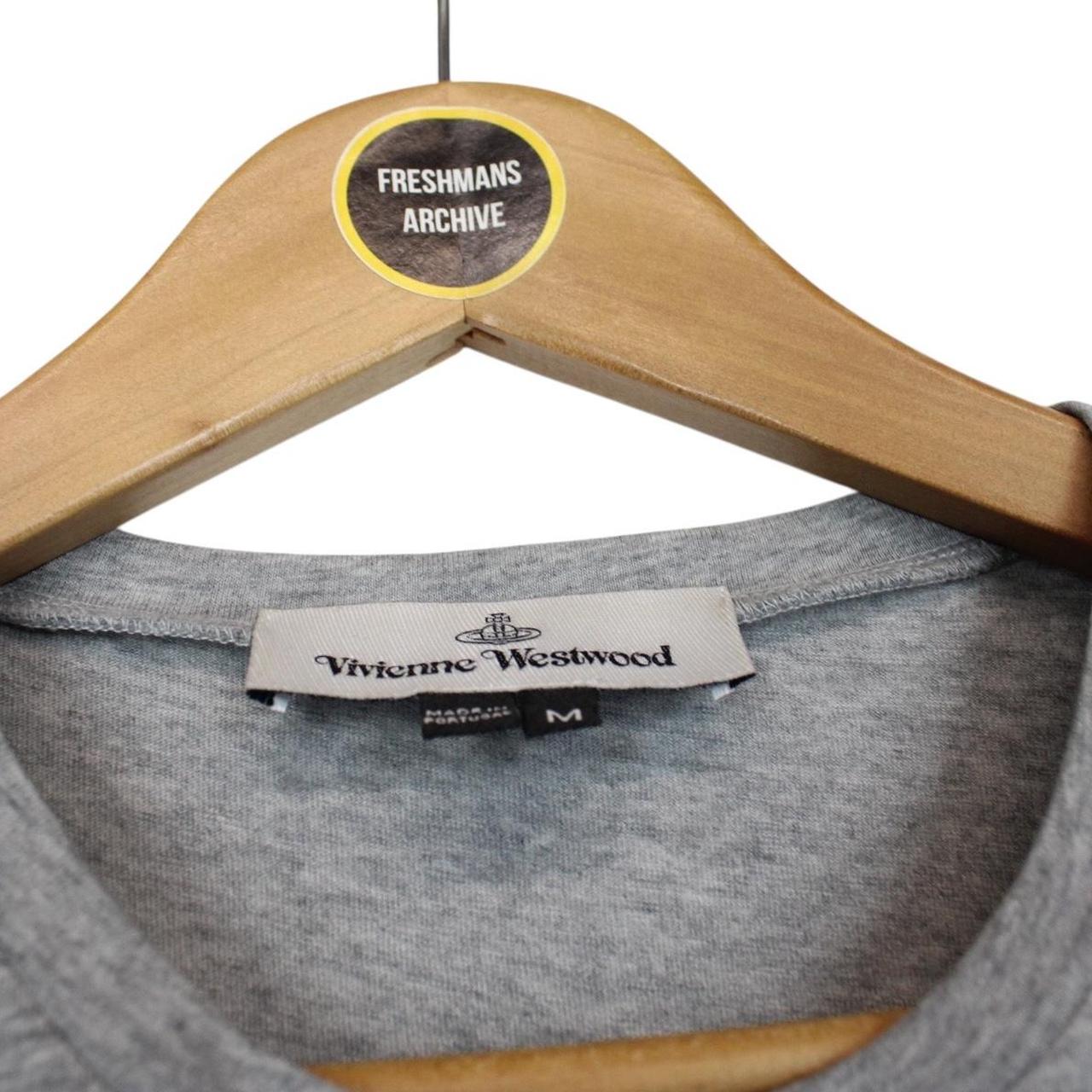 Vivienne Westwood Grey Short Sleeve Cotton Orb T-Shirt