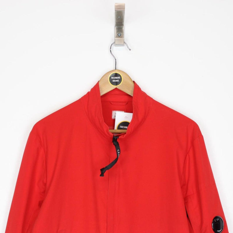 CP Company Pro-Tek Red and Black Full Zip Lens Jacket