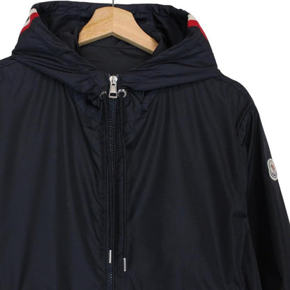 Moncler Grimpeurs Navy Blue Full Zip Nylon Windbreaker Jacket